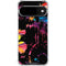 Chromatic Splatter Black Google Pixel 10 Clear Case